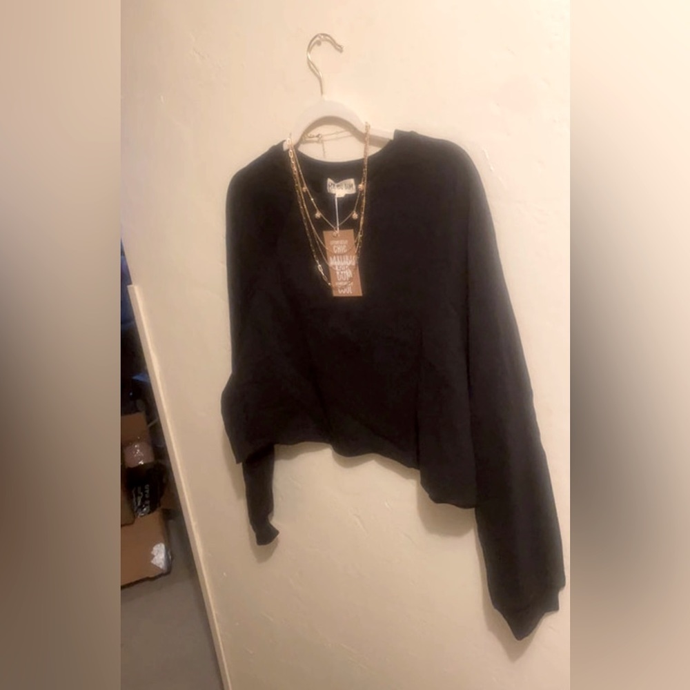 nice sweater up to the waist